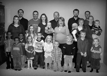 Here is the Whole Glorybound gang at the 2008 Christmas banquet
