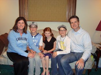 Our Producer, Mylon Hayes, and his family.
