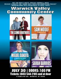 Sam Woolf, Como Bros., Miguel Dakota and Sarah Barrios