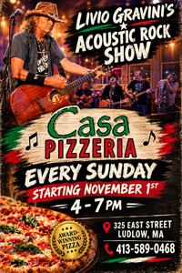 Livio’s Acoustic Rock Show @ Casa Pizzeria 