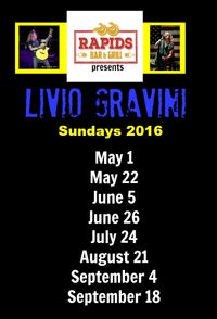 Livio Gravini~ Solo Acoustic @ The Rapid's