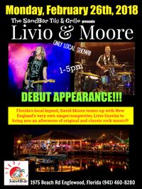 Livio & Moore debut at The Sandbar Tiki & Grille 2.26.18