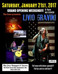 Livio Gravini~ Solo Acoustic GRAND OPENING EVENT @ The Cove