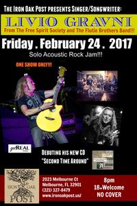 Livio Gravini~ Solo Acoustic @ The Iron Oak Post, Melbourne, Florida