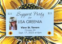 Support Party for Lisa Greenia @ View St Tavern 