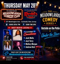 Meadowlands Comedy Series Outside on the Patio 