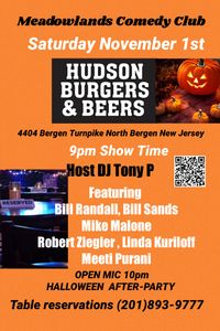 Meadowlands Comedy Club @ Hudson Burgers and Beers 