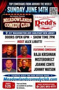 Top Comedians From Around the World @ Meadowlands Comedy Club 