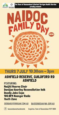 NAIDOC Family Fun Day at Ashfield Reserve