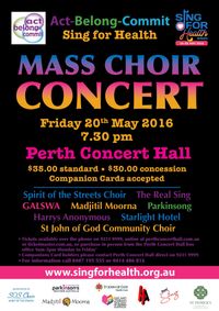 ACT BELONG COMMIT Sing for Health Concert