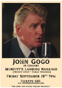 John Gogo in Concert