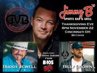 Thanksgiving Eve Bash w/ Buddy Jewell, Billy Brown & The DVB 