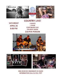 Dan Varner Band Country Live Concert @ Jim & Jack's! (4 acts)