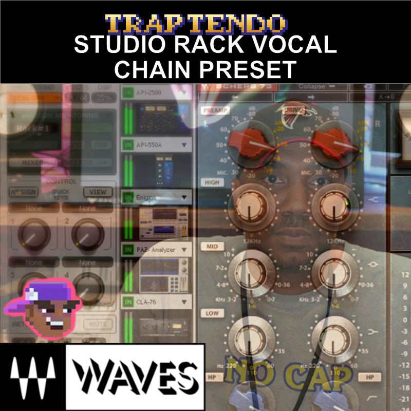 Waves Audio Studio Rack Traptendo X Waves Audio Studio Rack Vocal Chain Preset - Traptendo