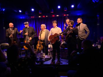 With Frank Vignola, Vic Juris and Jimmy Bruno at Birdland
