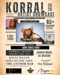 Korral Country Music Artist Showcase 2025