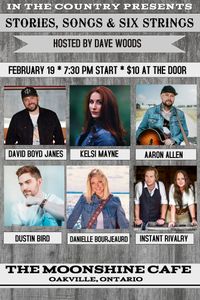 Stories, Songs & Six-Strings— Hosted by Dave Woods (Songwriter's Round)