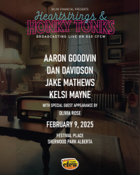 BILYK Financial Presents: Heartstrings and Honkey Tonks - Broadcasting live on 840 CFCW