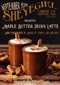 Maple Butter Pecan Latte Release Day!