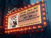 **Cancelled - No ticket sales** Vintage Movie Night
