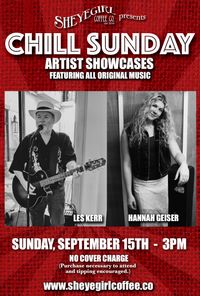 Chill Sunday featuring Artist Showcases