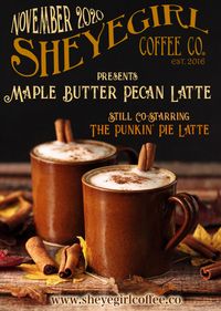 New Latte Release Date! Maple Butter Pecan Latte