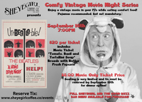 Comfy Vintage Movie Night and Dinner Series - A Hard Day's Night