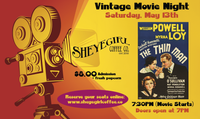Vintage Movie Night featuring The Thin Man