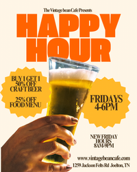 Adult Beverages Happy Hour! 