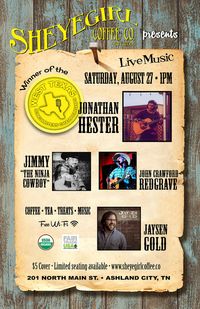 Perky Saturday - Featuring Winner of The West Texas Songwriters Championship Jonathan Hester
