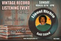 Vintage Record Listening Event featuring Lionel Richie