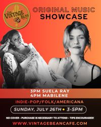 Original Music Showcase with Mabilene & Suela Ray