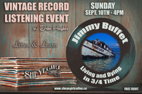Vintage Record Listening Event & Happy Hour featuring Jimmy Buffett