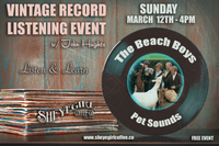 Vintage Record Listening Event with The Beach Boys