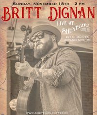 Live Music featuring Britt Dignan
