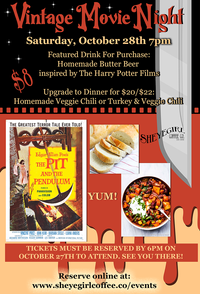Vintage Movie & Dinner Night - "The Pit and The Pendulum"
