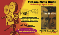 Vintage Movie Night "Educational Series" featuring The 39 Steps