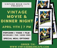 Vintage Movie & Dinner Night featuring Creature From the Black Lagoon