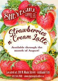 New Latte Release Date! Strawberries 'N Cream Latte