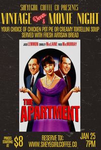 Vintage Dinner & Movie Night featuring The Apartment