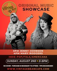 Original Music Showcase featuring Jenny Johnson & Mary Rodgers