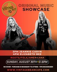 Original Music Showcase with Jeannie Caryn & Elizabeth Bee