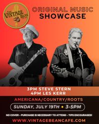 Original Music Showcase with Les Kerr & Steve Stern