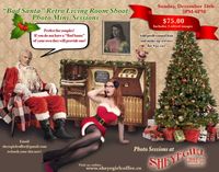 "Bad Santa" Retro Living Room Photo Mini Session