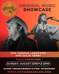 Original Music Showcase with Joshua Langford & Julia Terry