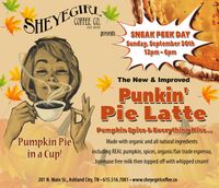 Sneak Peak Release of The Punkin' Pie Latte