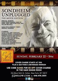 Sondheim Unplugged: The Movie Edition