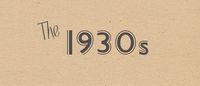 Broadway By The Year - The 1930's