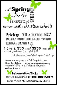 "A Spring Gala" benefit