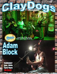ClayDogs present: Adam Block